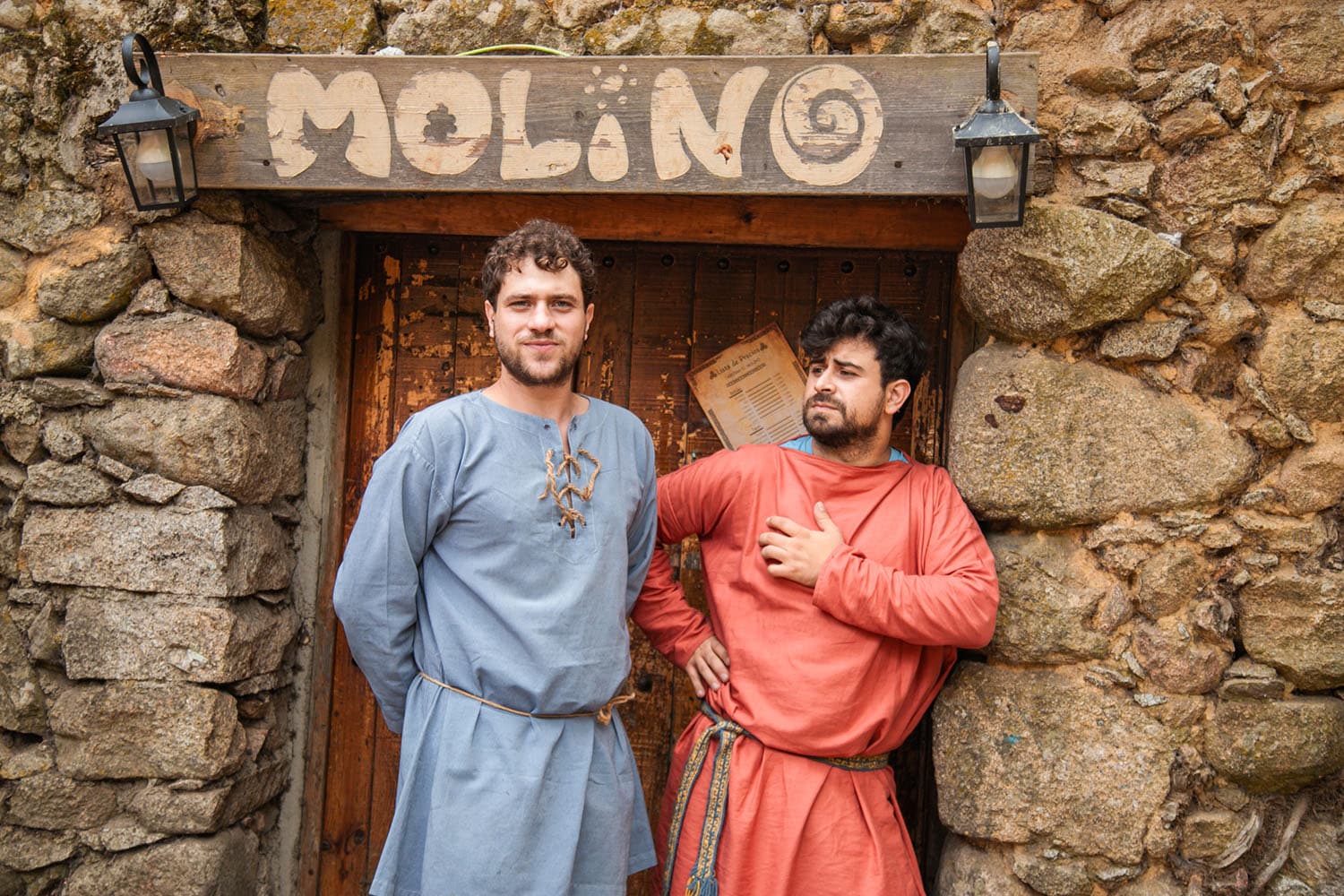 Entrada del molino medieval
